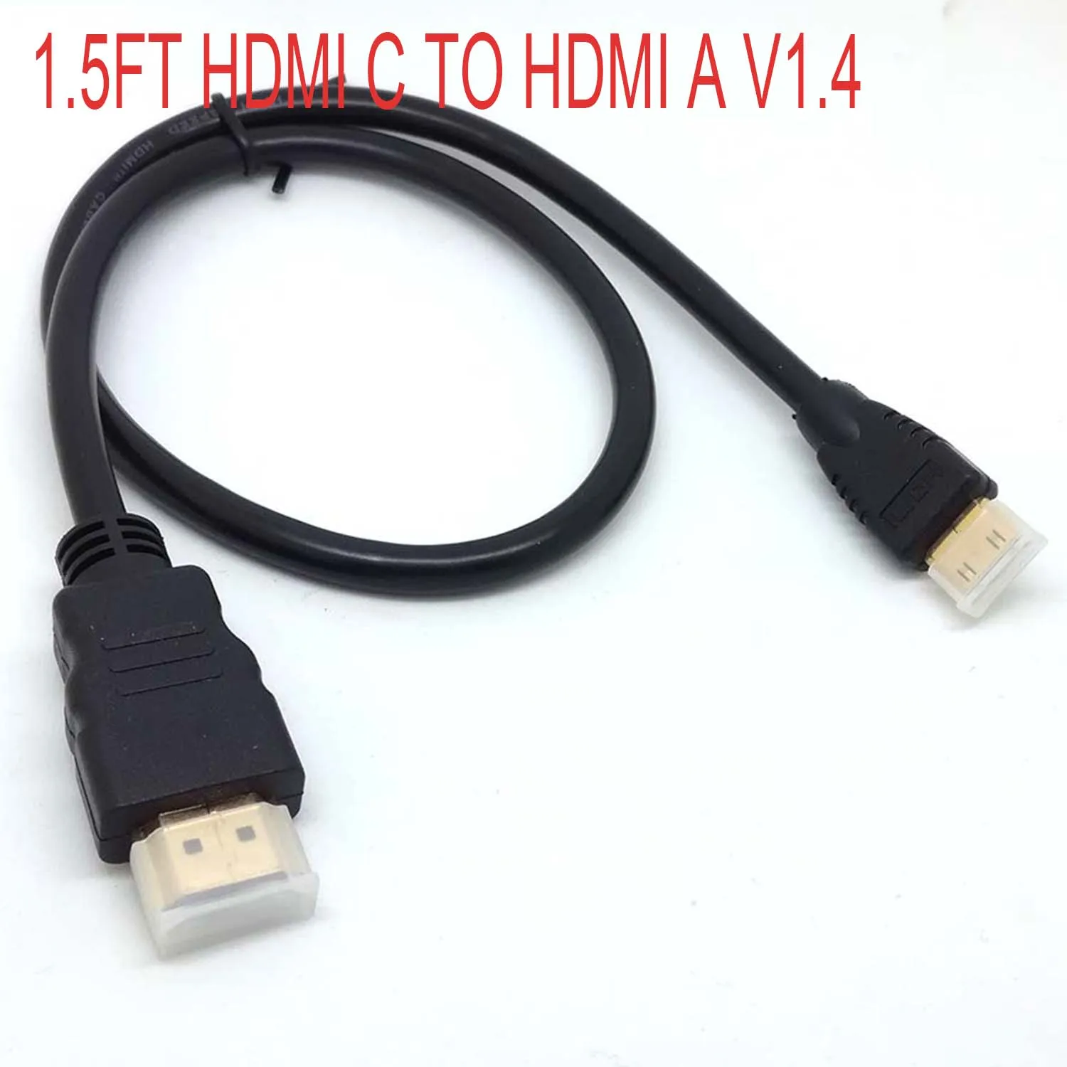 مصغرة HDMI C ذكر إلى HDMI وذكر v1.4 HD HD كابل لتوشيبا Camileo P20 P25 Z100 PA5012E PA5012U