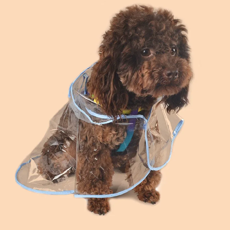 Transparent Dog Clothes For Small Dogs Summer Waterproof French Bulldog Rain Coat Nylon Puppy Raincoat Chihuahua Pet Clothes XSL Transparent Dog Clothes For Small Dogs Summer Waterproof French Bulldog Rain Coat Nylon Puppy Raincoat Chihuahua Pet Clothes XSL