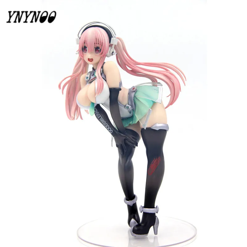 

YNYNOO Racing girls SUPER SONIC 20cm Japanese anime figure Black Swimsuit bikini Ver.action & toys figure Collectible Model toys