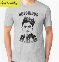 Free shipping Notorious RBG Printed Men’s T-Shirt T Shirt For Men 2016 New Short Sleeve O Neck Cotton Casual Top Tee