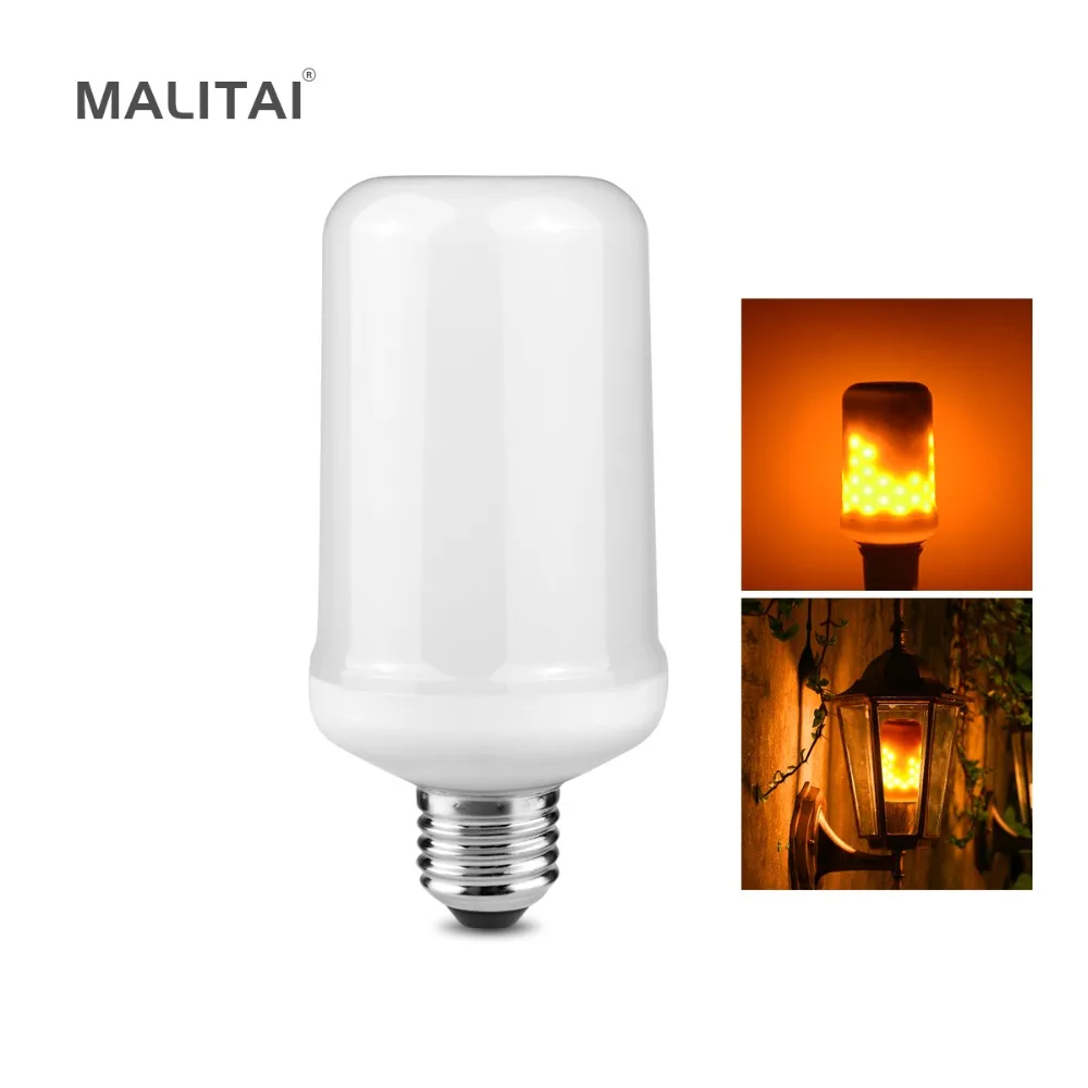 

Flame Effect LED lamp Bulb Dynamic Fire Burning / Flickering light E27 110V-220V For New Year Christmas Holiday Decoration lamps