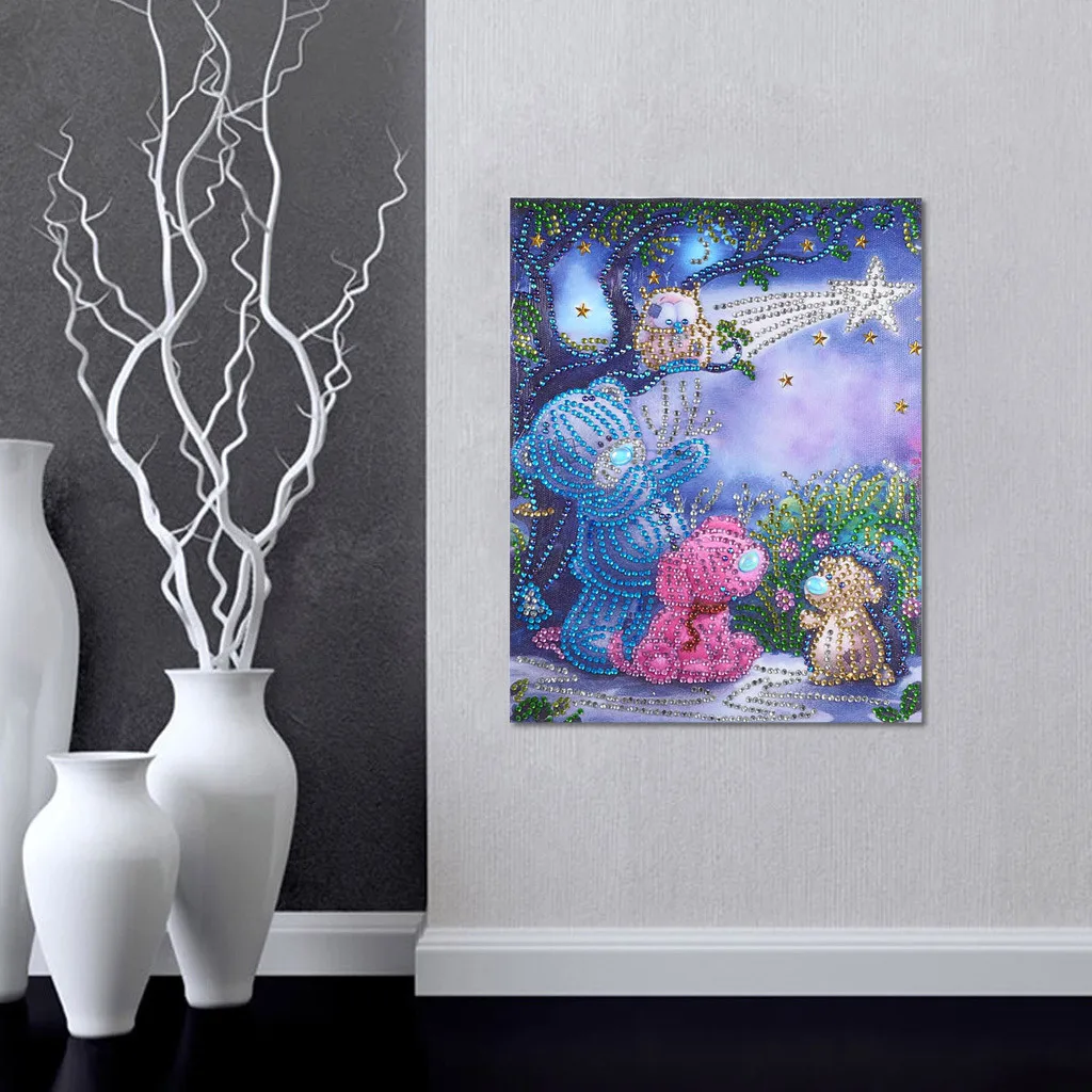 

Cartoon animal Diamond Painting DIY 5D Partial Drill Cross Stitch Kits Serial Diamond Embroidery Arts Craft L618