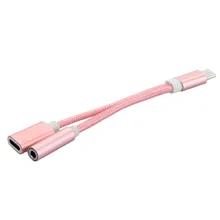 

2 in 1 USB Type C to 3.5mm Aux Audio Cable USB-C 3.5 mm Jack Earphone Adapter Headset Charging Cable For Letv 2/Pro/Max 2/Xiaomi
