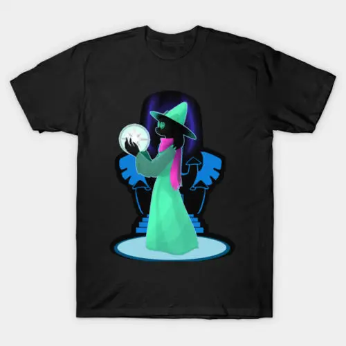 Ralsei Deltarune забавная черная футболка мода 2019 Лето мужские повседневные Топы И Футболки с круглым вырезом мужские футболки