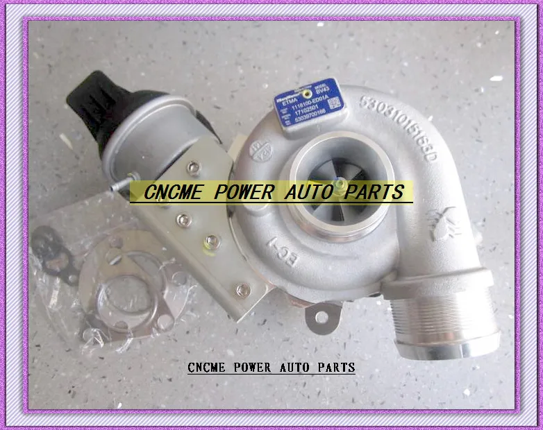 Турбо BV43 K03 0168 53039700168 53039880168 1118100 ED01A 1118100ED01A для Great Wall Hover 2 0 T H5 4D20 2.0L|k03 turbo|turbo turbo