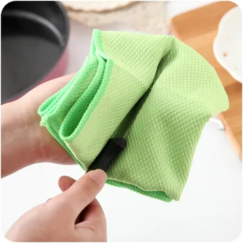 

Multipurpose Anti-Greasy Color Dish Cloth,Superfine Fiber Washing Dish Towel Kitchen Cleaning Cloth, Wiping Rags