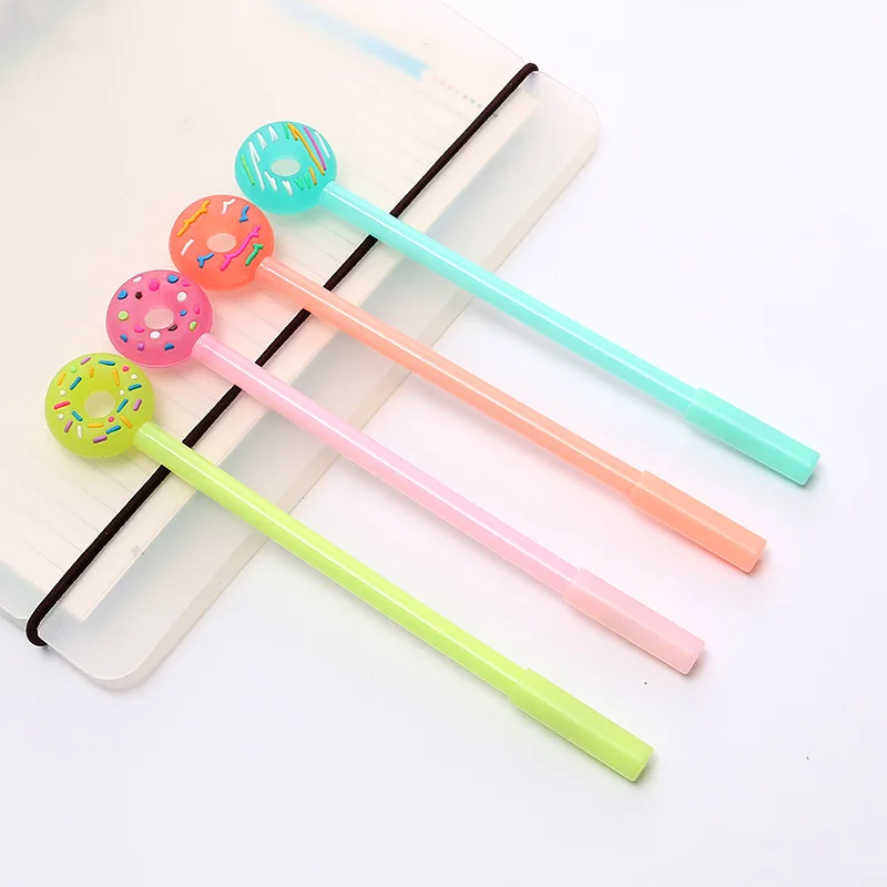 

2019 new Doughnut Gel Pens Student gel Ink Pen School Office Supplies Learning Stationery Wholesale