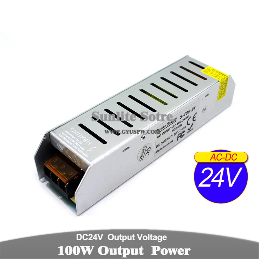 24v100w