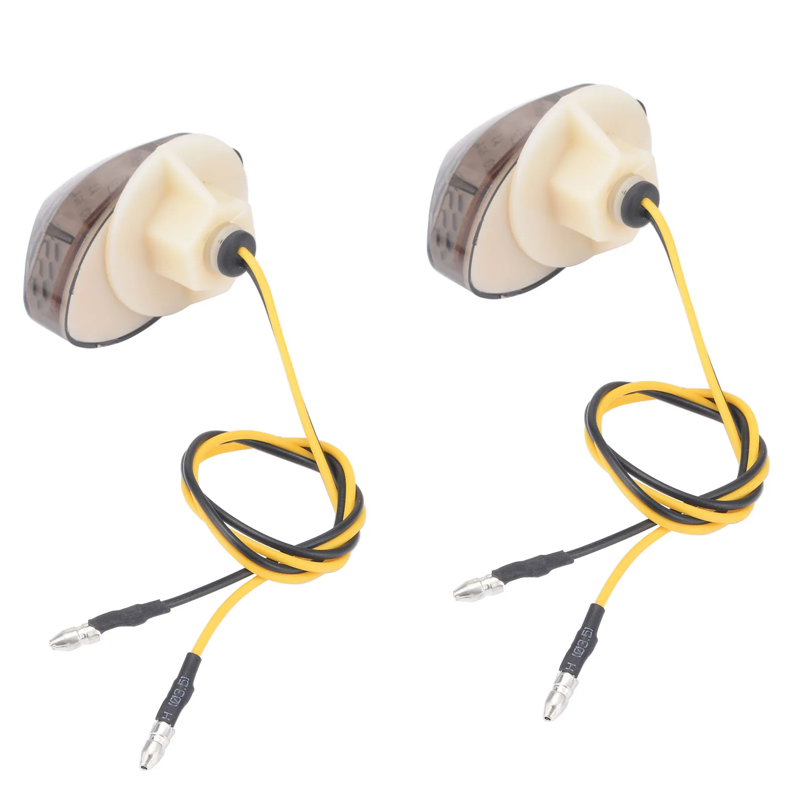 1pair Motorcycle Flush Mount LED Turn Signals Indicator Blinker Light Amber Flasher for Honda CBR 600 F4 F4i CBR600RR CBR1000RR