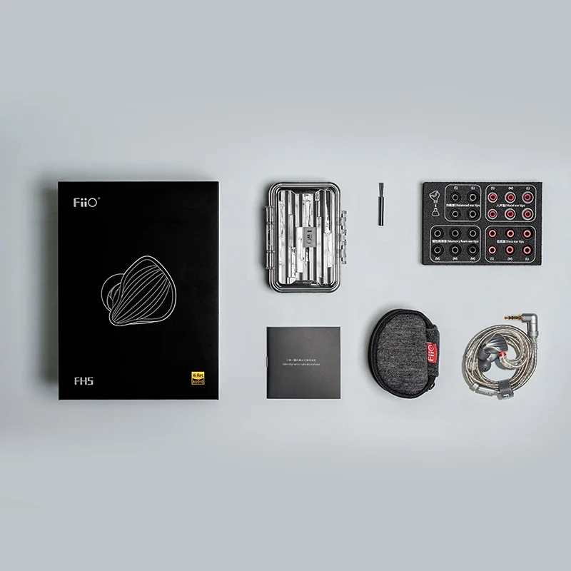 Original FiiO FH5 hifi earphone Metal Case Knowles