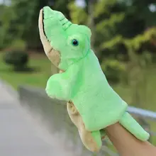 Plush Hand Puppets Teddy Bear Donkey Crocodile Dolphin Hand Doll Puppet Baby Early Educational Toys Birthday