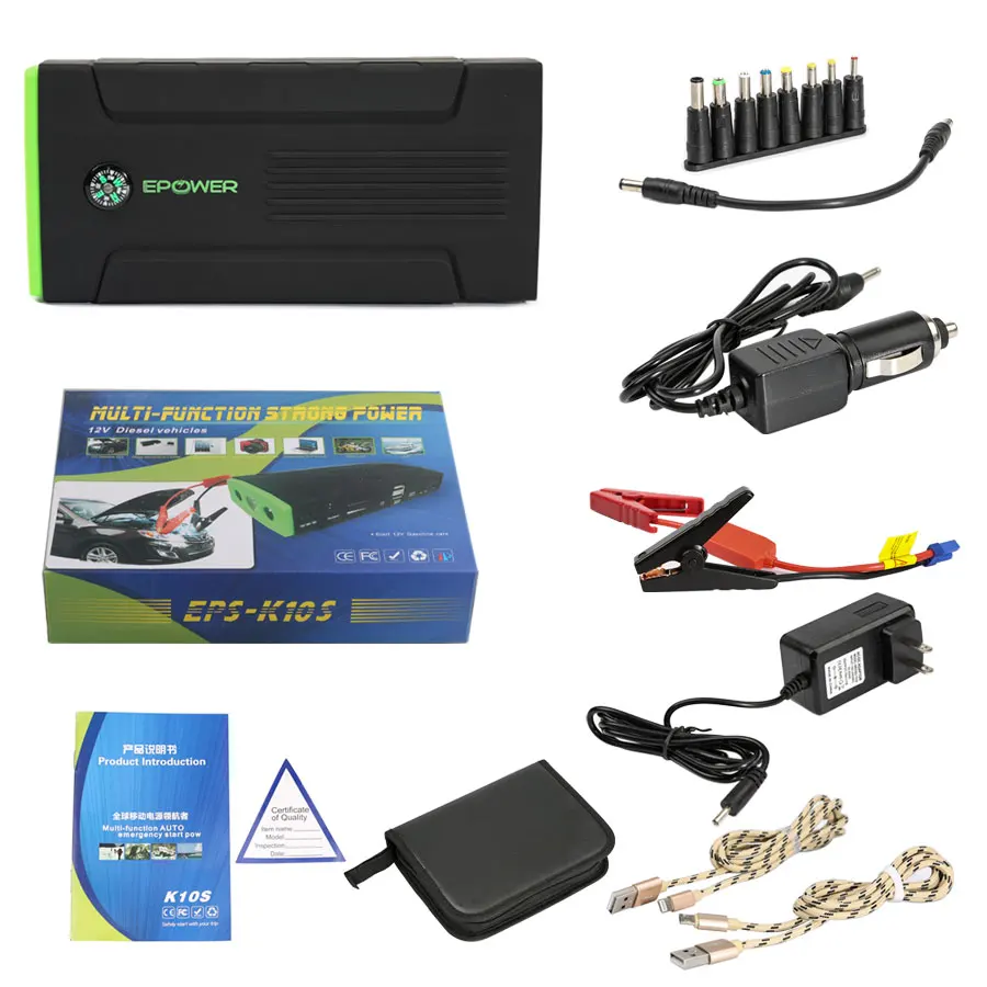 Multi-Функция автоматический аварийный Jump Start Мощность supply-15000mah