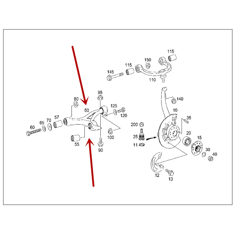 Car Front lower arm R350 GL350mer ced es-be