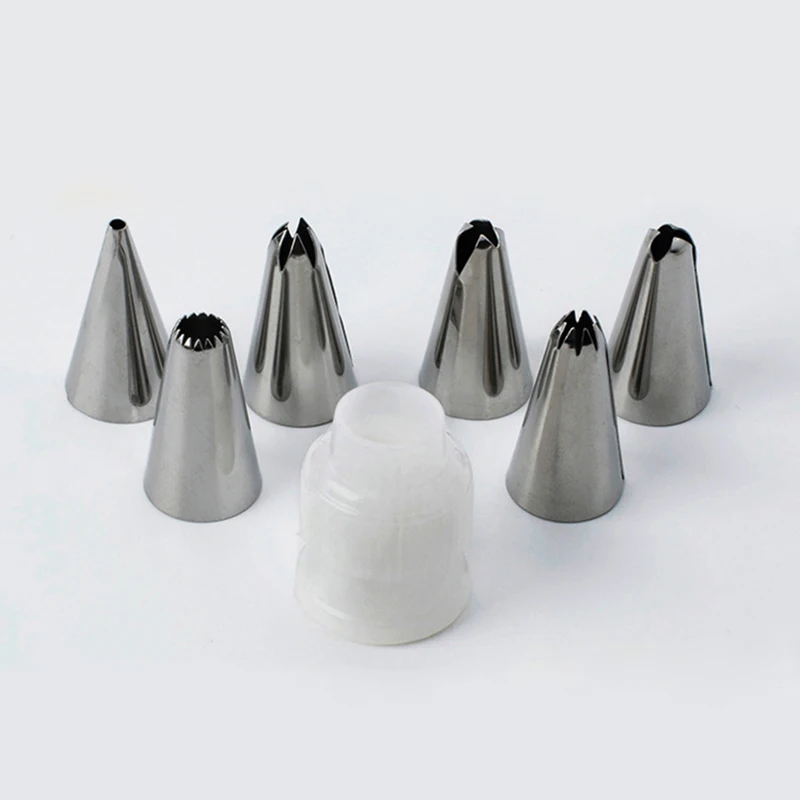 Zeegle Stainless Steel Nozzle Set DIY Cake Decorating Tips