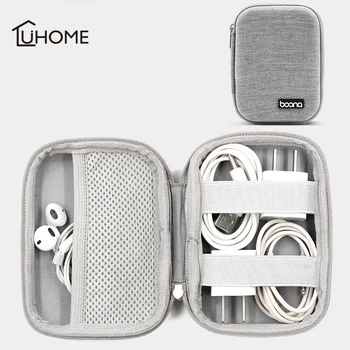 

EVA Shockproof Digital Storage Bag USB Data Cable Earphone Power Bank Mobile HDD Storage Organizer Portable Travel Kit Case