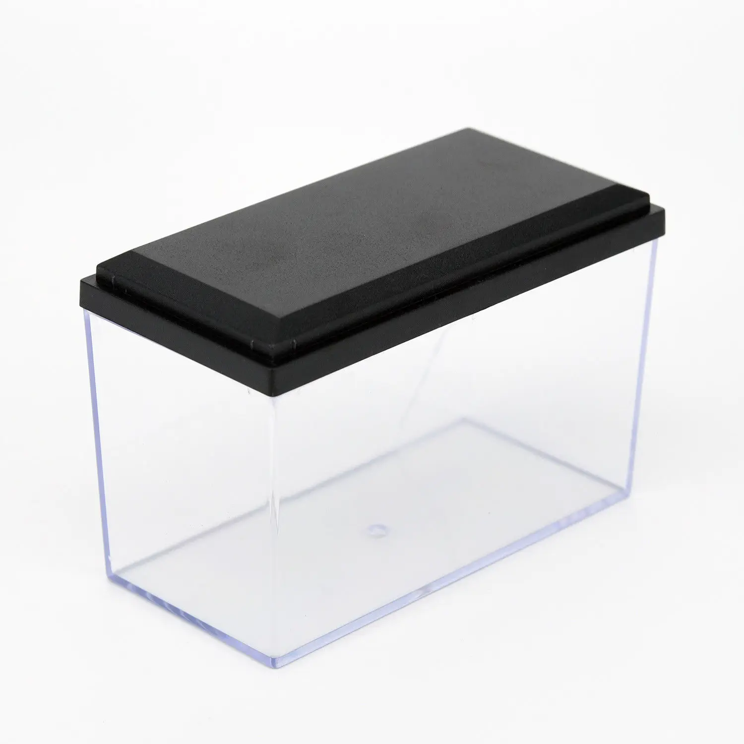 AU акриловая коробка дисплея Perspex чехол самосборки пластиковое основание Пылезащитный 10x5x6