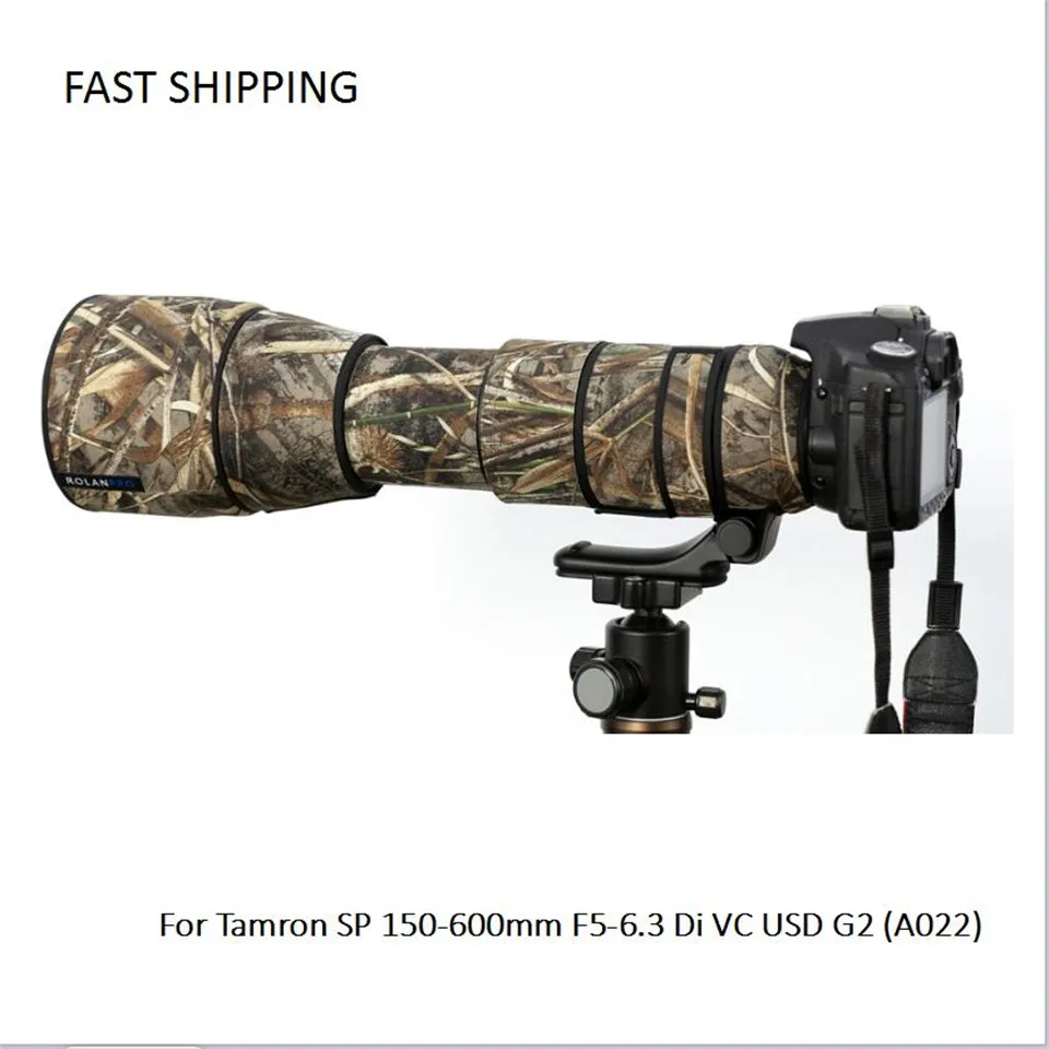 DHL/EMS доставка пальто для объектива Камуфляж Tamron SP 150-600 мм F/5-6 3 VC Di USD G2 A022 пистолет