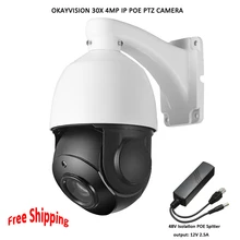 Okayvision POE PTZ Camera 4MP 5inch Mini Size Network Onvif ptz ip 30x zoom ptz ip