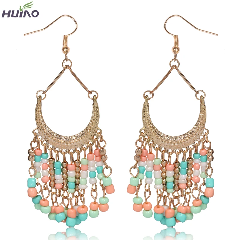 Brinco Direct Selling Rushed Women Trendy Pearl Zinc Alloy Heart Earing Earrings For Women 2016 Newest Design Long Drop Earrings