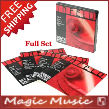 

Free shipping! Full Set Thomastik Infeld-Red IR100 Medium Violin Strings 4/4, Made in Austria, Including G D A E Strings