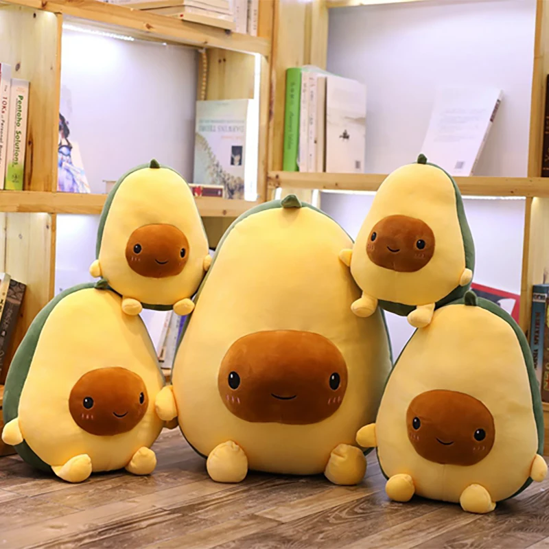 

Avocado Fruits Plush Plant Toys Kawaii Cartoon Cute Stuffed Doll Cushion Boys Girls Anti Stress Cushion Pillow For Kids Children