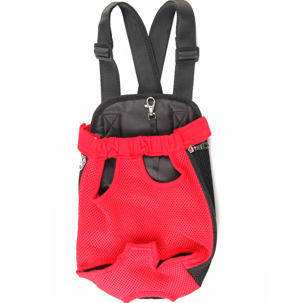 Portable Travel Pet Carrier Dogs Backpack Bag Mesh Padded Shoulder Head