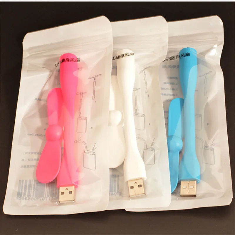 Ventiladores USB Portable Flexible del USB Mini Ventilador para portátil ordenador portátil de ahorro de energía Ventilador