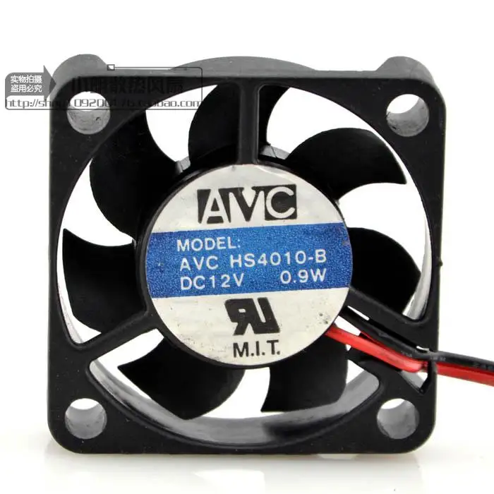 Новый оригинальный HS4010-B DC12V 0 9 Вт 4010 4 см маленький вентилятор бесшумный