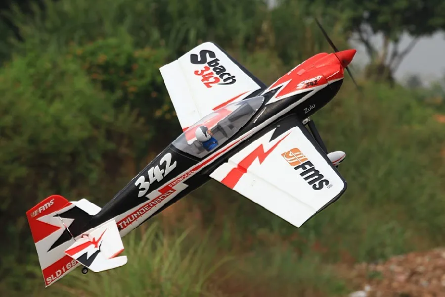FMS 1300 мм 1 3 м Sbach 342 PNP долговечная электронная 3d радиоуправляемая модель самолета