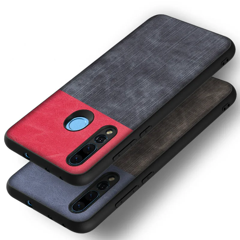 

Soft Silicone Case For Huawei Nova 4 3i 2 2s Canvas Denim PU Leather Cover For Huawei Nova 4 2 Lite 2 Plus Shockproof Case