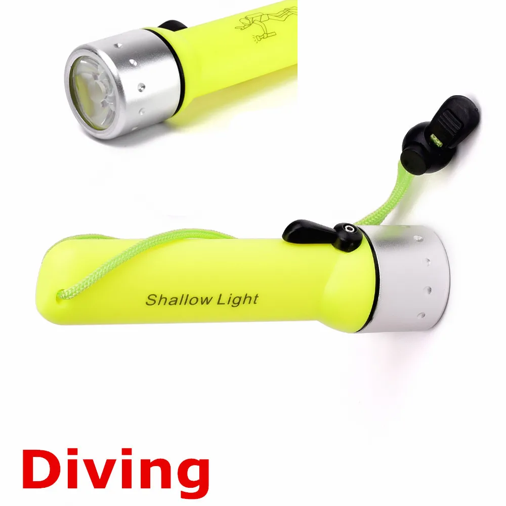 Professional LED Torch Lantern Lighting Light Underwater Diving