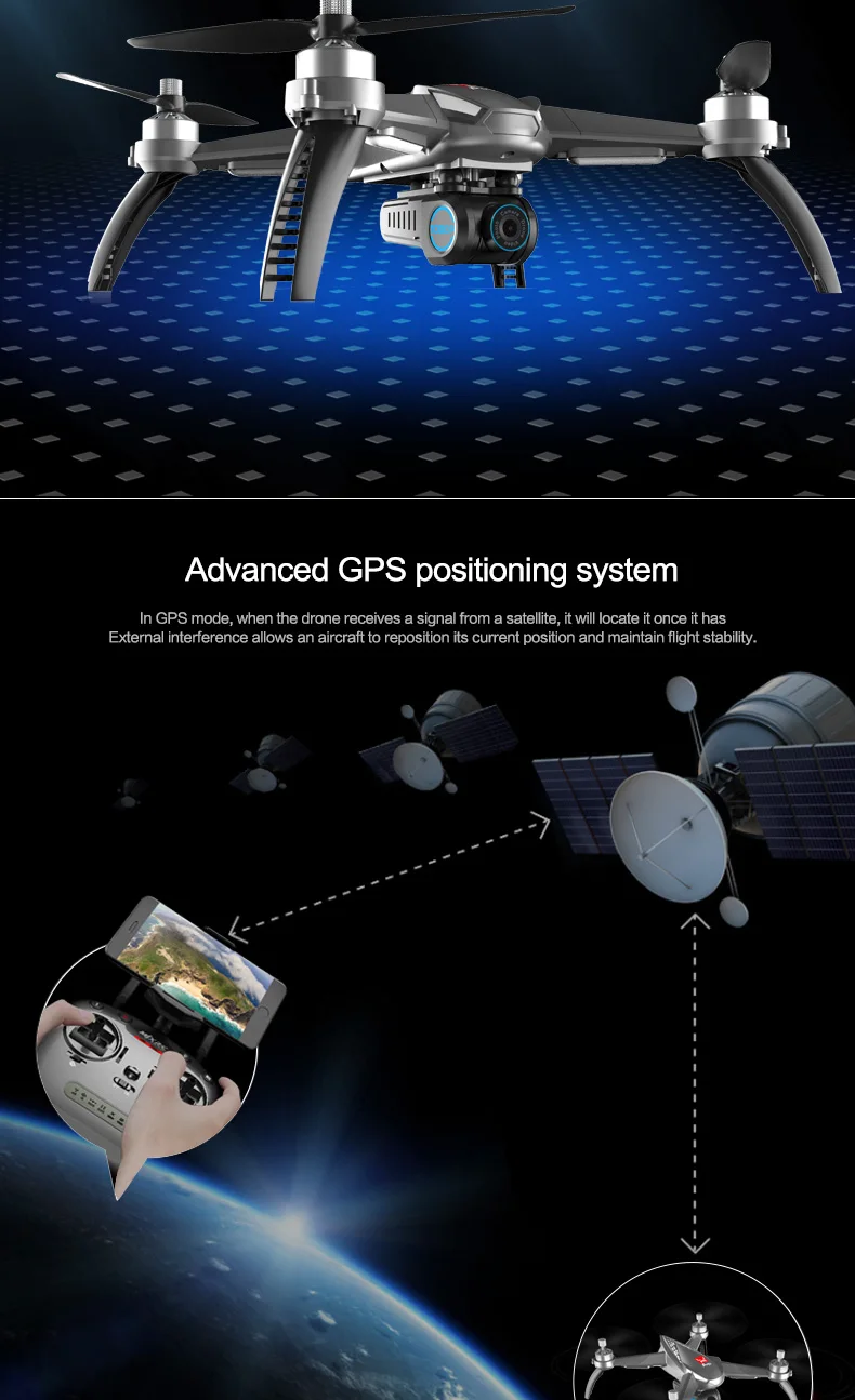12.MJX Bugs 5 W B5W RC Drone RTF 5G WiFi FPV 1080P Camera With GPS Follow Me Mode RC Quadcopter vs MJX Bugs 2 B2W Helicopters D30