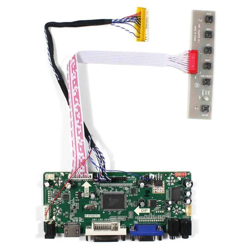 

HD MI VGA DVI AUDIO LCD Controller Board work with 8.9" 10" 1024X600 HSD100IFW1-A HSD089IFW1-B00 CLAA089NA0ACW CLAA102NA0ACW