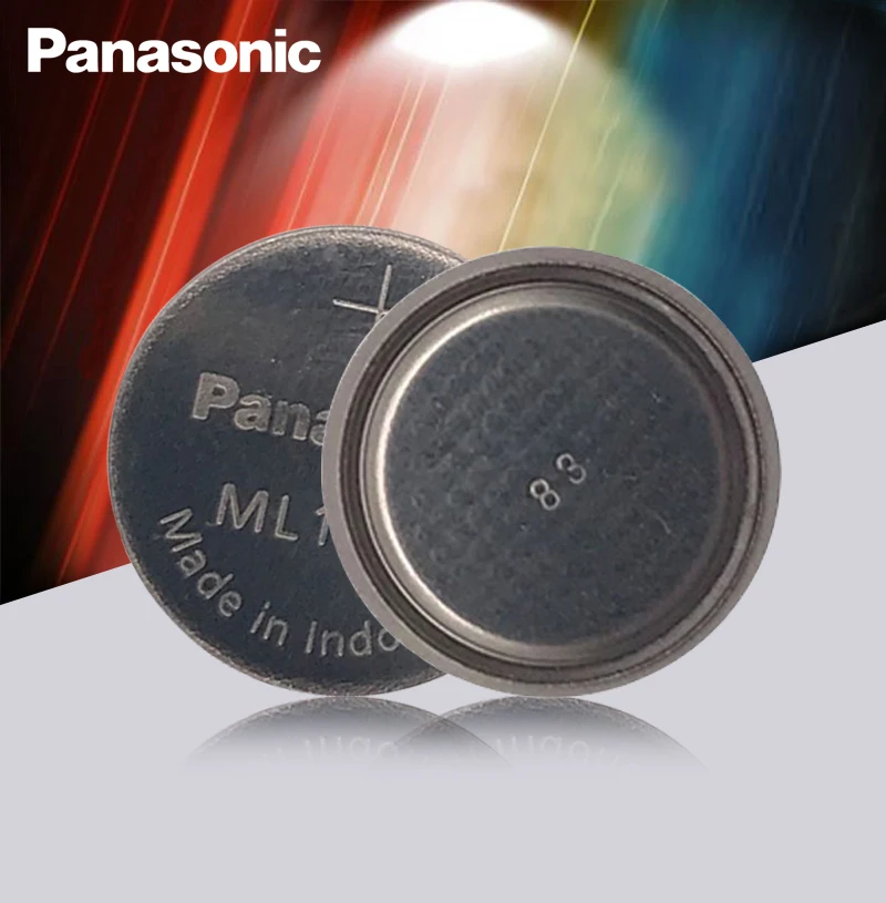 2 шт./лот Panasonic ML1220 3V ML 1220 перезаряжаемый CMOS RTC биос резервная копия сотового Кнопка монета батареи