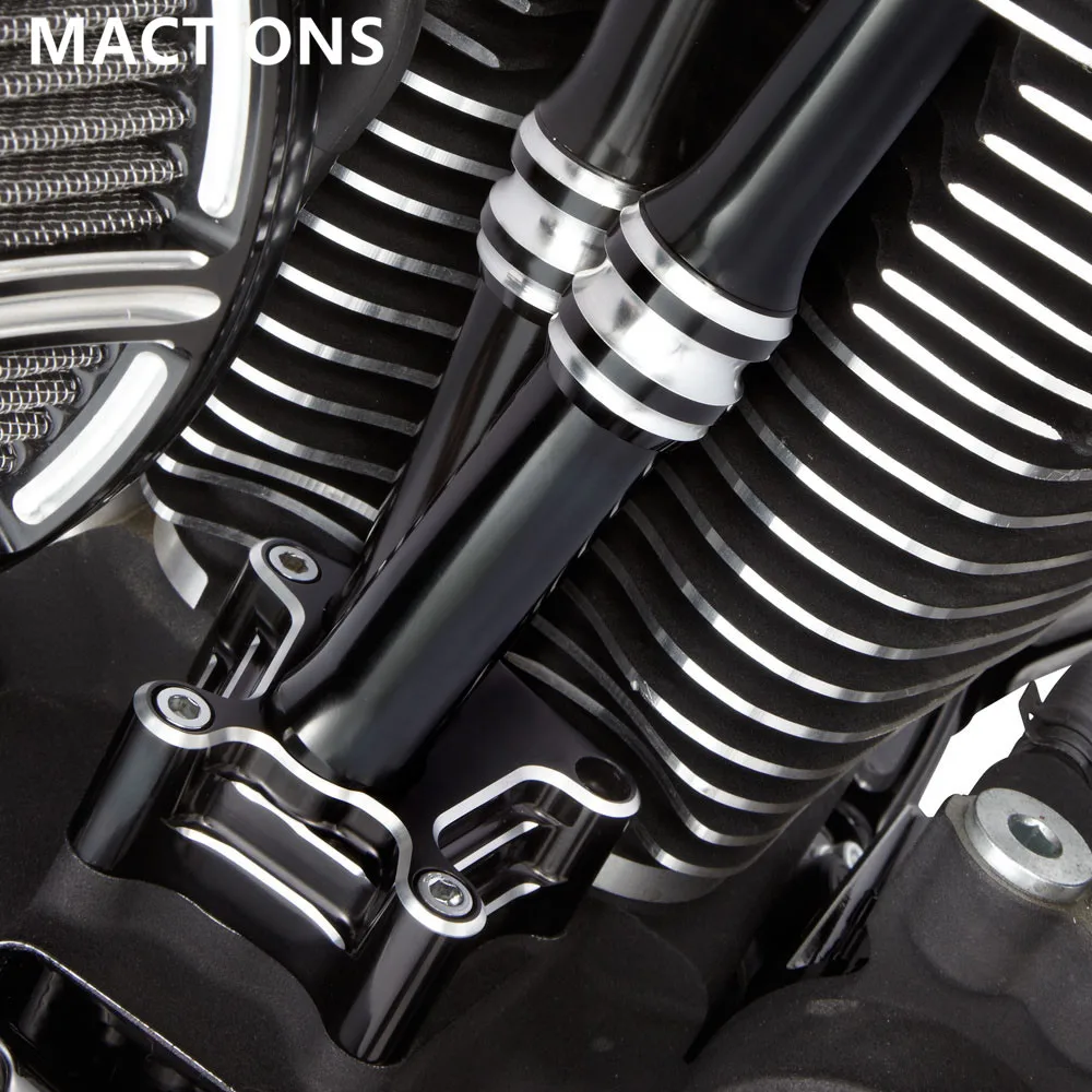 Motorcycle CNC Engine Lifter Tappet Pushrod Cover Block Aluminum For