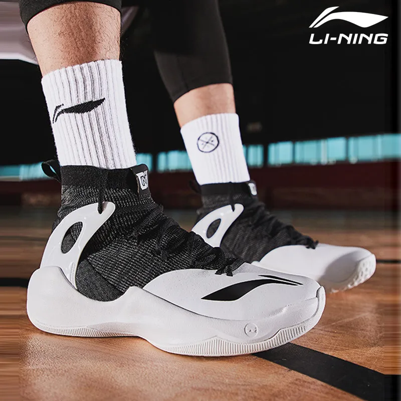 

Li-Ning Men SONIC VI V2 Professional Basketball Shoes Mono Yarn LiNing Cloud Cushion Sport Shoes Sneakers ABAN027 SOND18