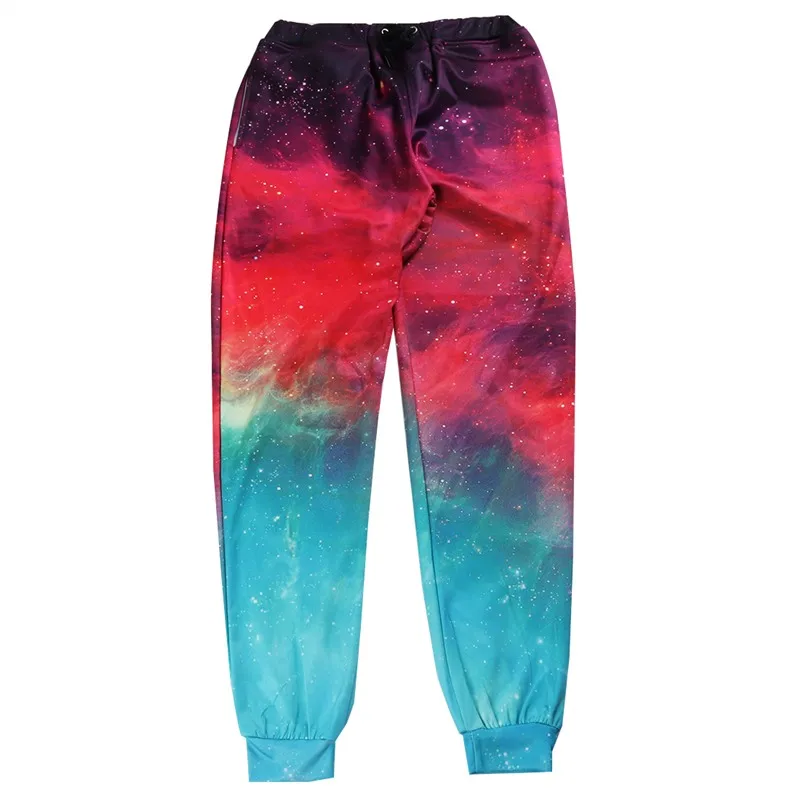 Новые космические/галактические штаны для бега, мужские облегающие спортивные штаны для бега, мужские спортивные штаны, Лоскутные повседневные штаны для мужчин