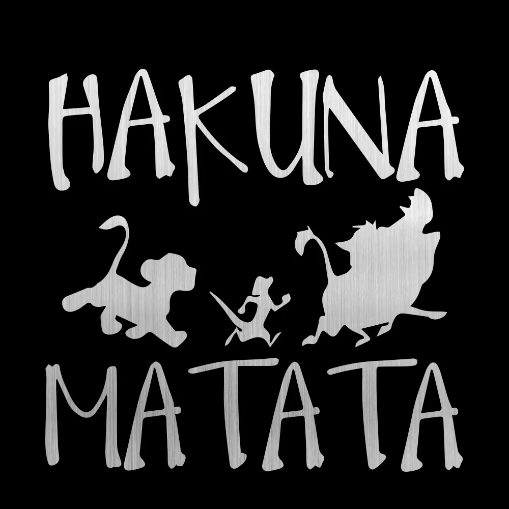 Tangredy HAKUNA MATATA наклейки для автомобиля наклейка на бампер Стайлинг украшения двери