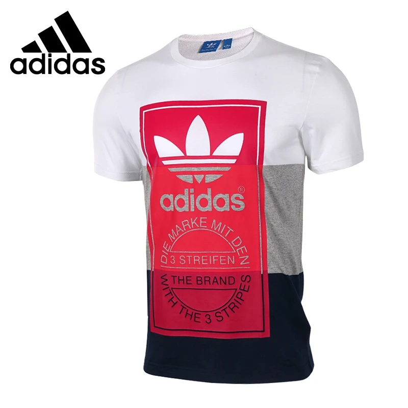 Camarada Cabina Fuera de servicio Novedad Original Adidas Originals PANEL lengua TE camisetas de manga corta  para Hombre Ropa deportiva|Camisetas para correr| - AliExpress