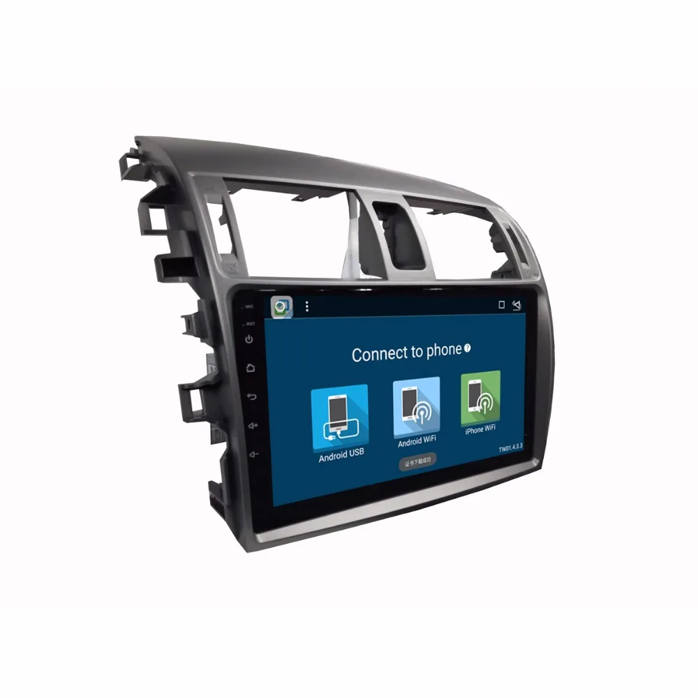 Top Android 8.1 RAM 2G 32G ROM car dvd radio gps navigation for toyota corolla altis 2007 2008 2009 2010 2011 WIFI/BT/TS/DVR/RDS 3