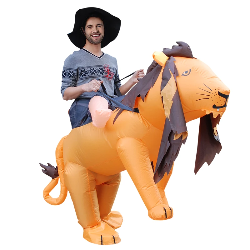 Novelty Adult Halloween Cosplay Party Inflatable Costumes Air Fan Blow