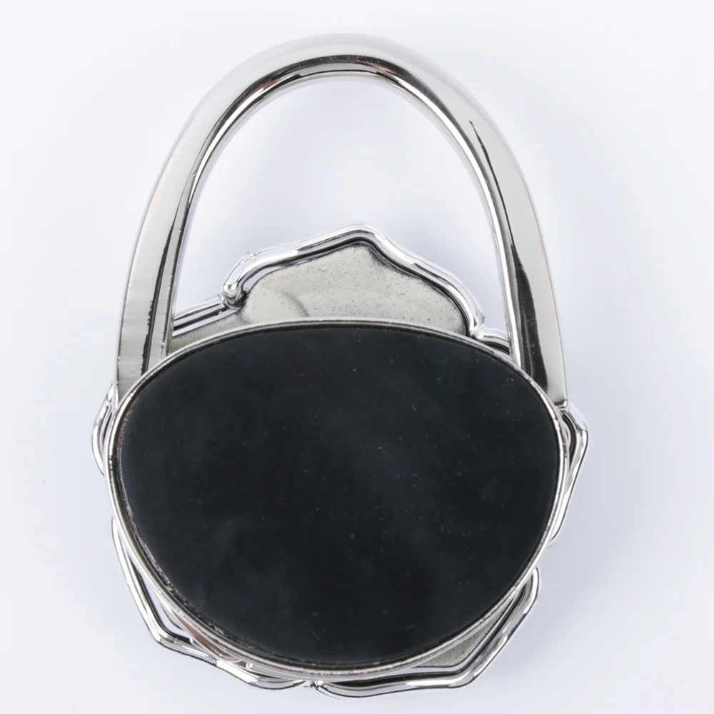 Горячая 1 шт. вешалка для складных мешков крюк Держатель Прочный Стол дверь мешок крюк держатель в форме металлического цветка вешалка для сумок