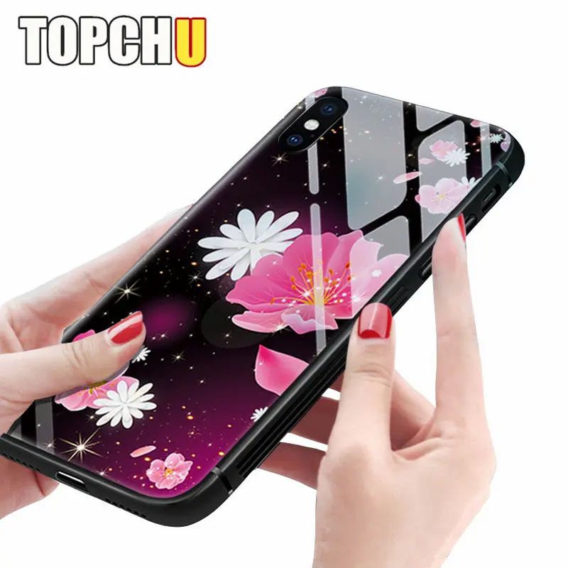 TOUCHU Роскошные брендовые телефон чехлы для iPhone X Для женщин задняя крышка Замена