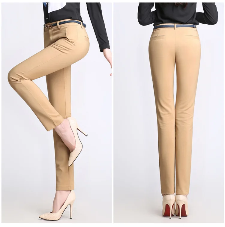 skinny fit work pants womens