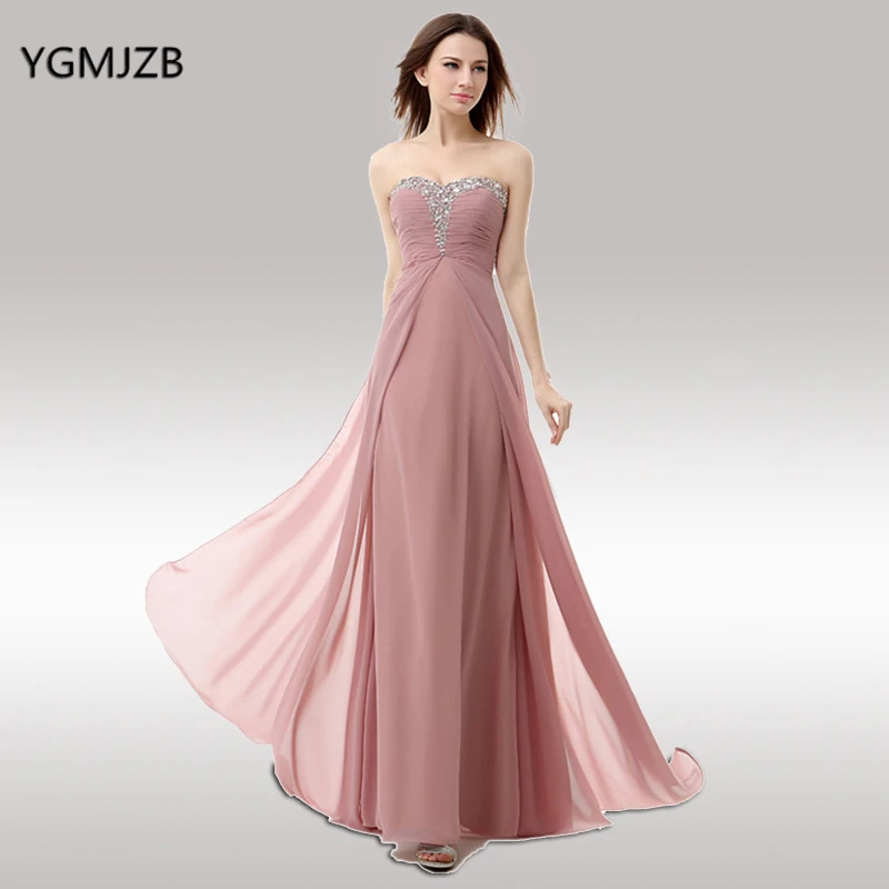 

Elegant Prom Dresses Long 2018 A Line Sweetheart Off The Shoulder Lace Up Beaded Sequined Floor Length Prom Gown Evening Dress