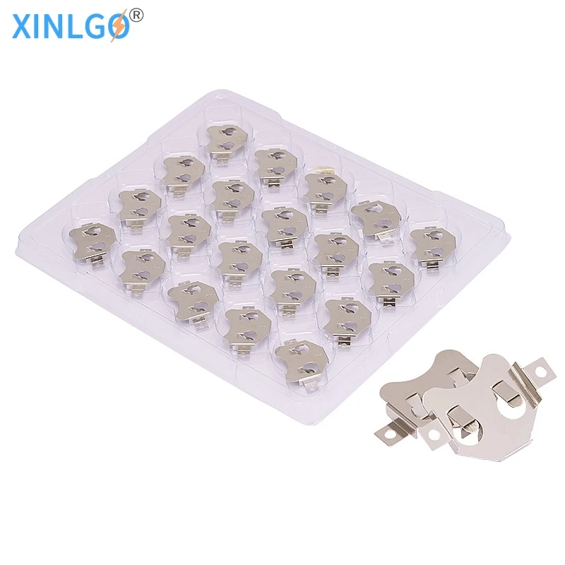 

20pcs/lot CR2032 2032 3V Battery Button Cell Holder Socket Case Battery Holder TBH-CR2032-M01