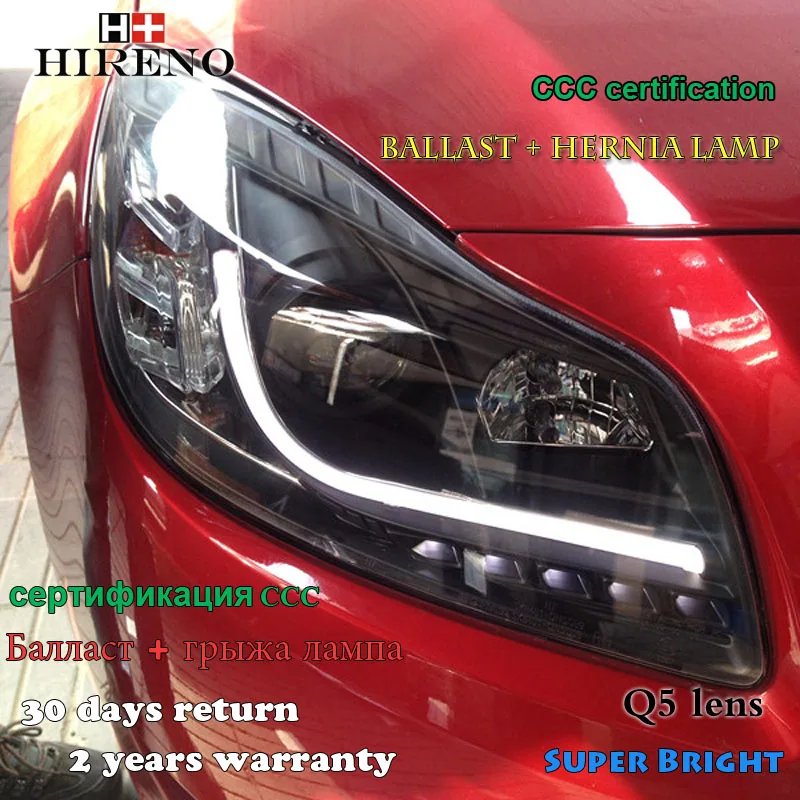 Hireno Headlamp For 2009 2013 Buick Regal Opel Insignia