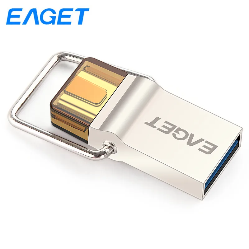 

Eaget OTG USB Flash Drive 32GB 16GB USB 3.0 Type C Flash Disk Mini Pen Drives 64GB PenDrives for PC Type C phones Free shipping