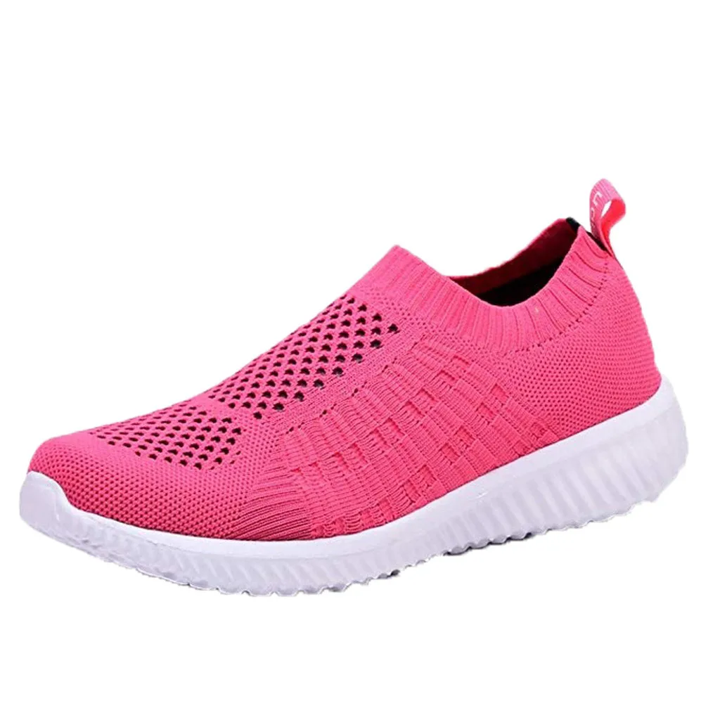 

SAGACE Women Shoes New Chunky Sneakers For Ladies Slip on Round Toe Casual Loafer Sneaker Athletic Walking Mesh Comfortable