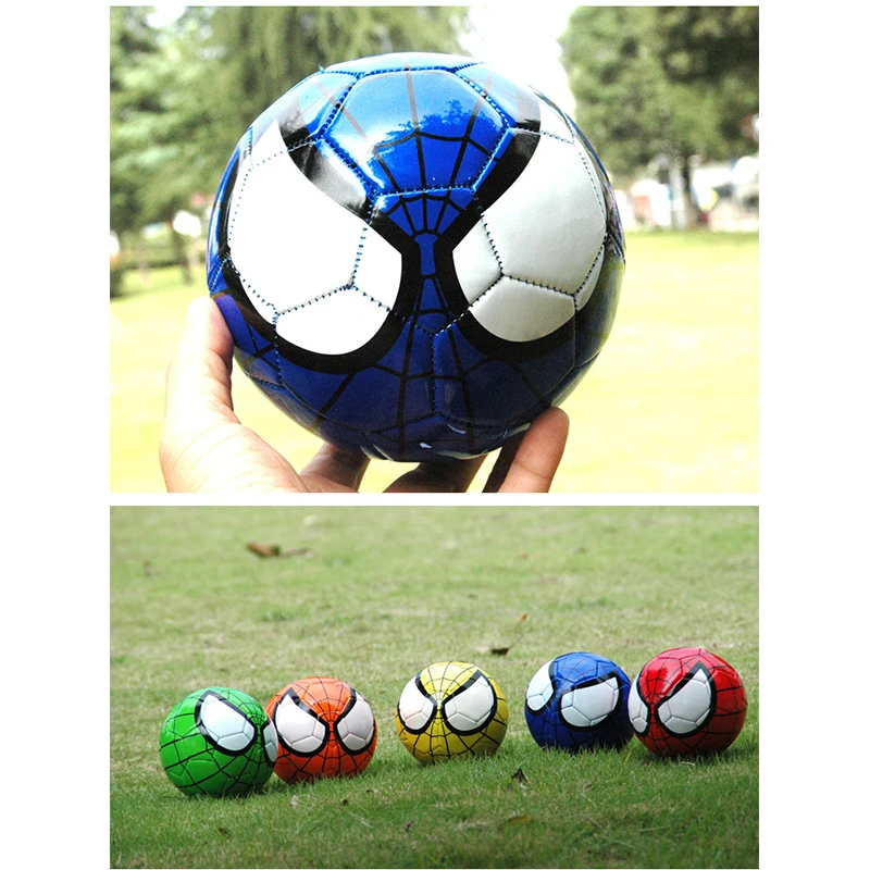 1 шт. детские, Футбол Человек-паук мяч Размер 2 Дети Футбол Человек-паук маленький мяч детский сад футбольный мяч